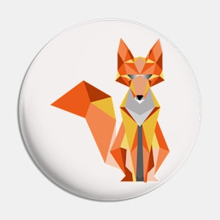 Triangle Fox Pin