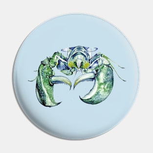 Green Machine Lobsterl Pin