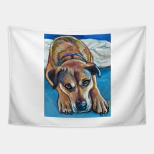 COLORFUL MASTIFF MIX Tapestry