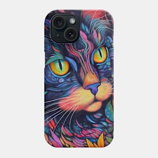 Color Splash Cat 2 Phone Case