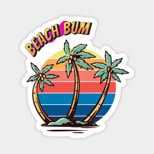 Beach Bum Magnet