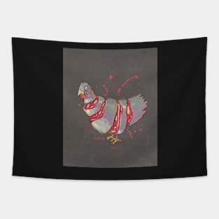 Sliced chicken Tapestry