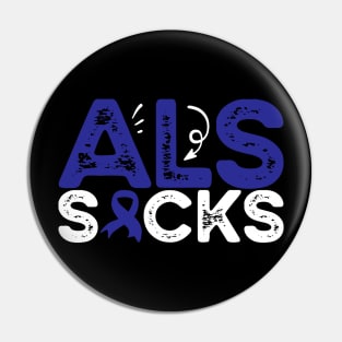 Als Awareness Sayings Pin