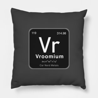 Vroomium Car Nerd Element Pillow