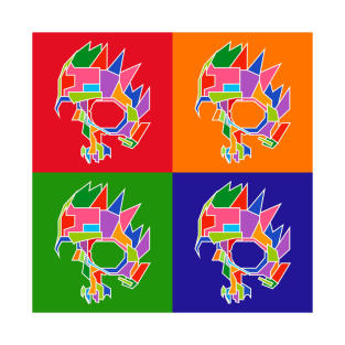 Pop Art Skull Wpap Style 1 T-Shirt