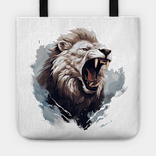 Roaring Lion In A Cloud Tote