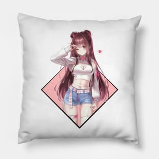 Cute Anime Girl Pillow