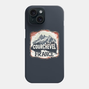 Courchevel France Phone Case