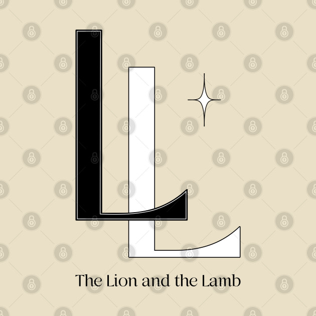 The Lion and the Lamb by graphicsbyedith