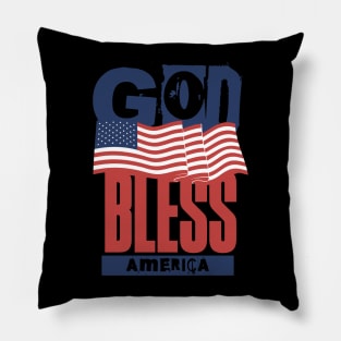 God Bless America Pillow