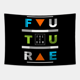 future free typography Tapestry