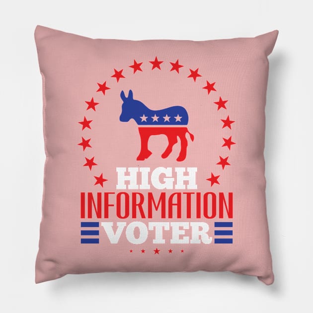 high information voter - Vote 2020 Elections Pillow by SiGo