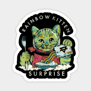 Rainbow Kitten Surprise Magnet