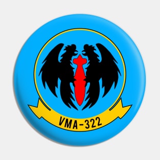 VMA 322 Fighting Gamecocks Pin