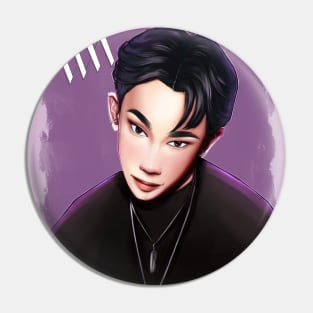 WonHo, kpop, fan art, version 2, crazy, don’t regret, singer, dancer, artist, monster x, idol Pin