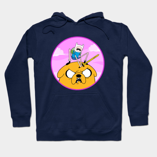 Finn And Jake Ready For Action Adventure Time Hoodie Teepublic