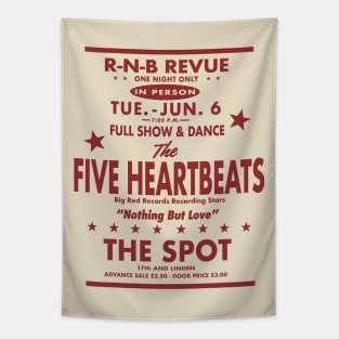 Heartbeats Revue Poster Tapestry