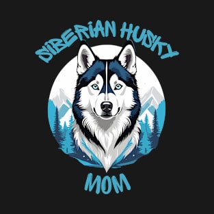 Siberian Husky Mom T-Shirt