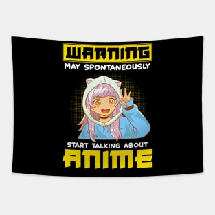 Funny Warning May Start Talking About Anime Tapestry