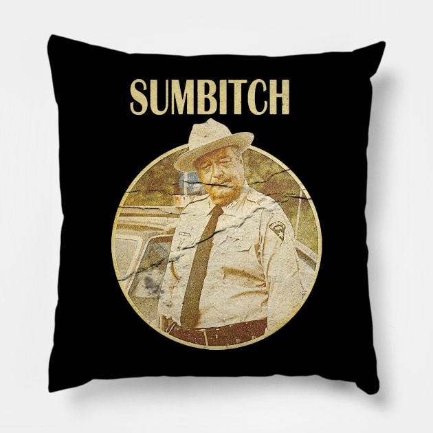 VINTAGE SUMBITCH Pillow by CamStyles77