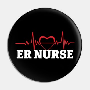 Love ER Nurse Pin