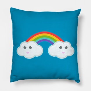 Kawaii Rainbow Pillow