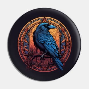 Raven's Embrace: Medieval Mystique Pin