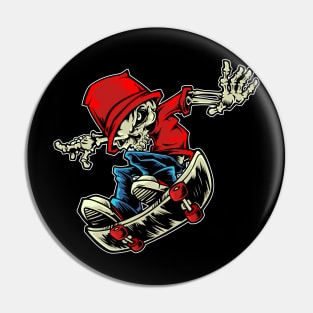 Skull Cartoon Pin