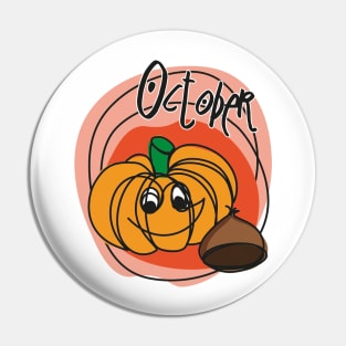 October Pin