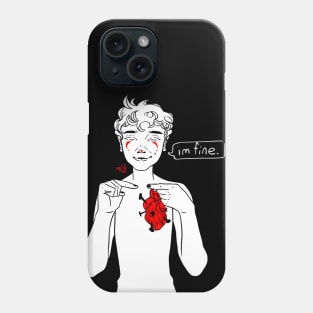 i'm fine Phone Case