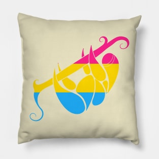 Pansexual Flag Sloth Pillow