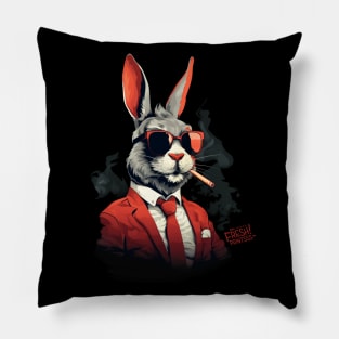 Cool Rabbit Pillow