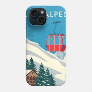 Les Alpes, Alps. Austria, Switzerland Phone Case