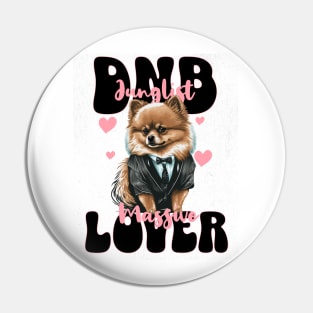 DNB -  Lover Pomeranian Junglist (Black) Pin