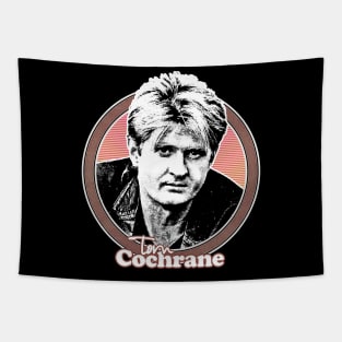 Tom Cochrane /\/\/ Retro Style Fan Art Design Tapestry