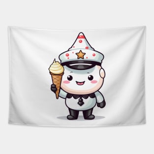 kawaii ice cream cone junk food T-Shirt cute  funny Tapestry