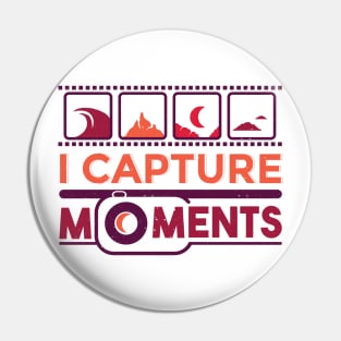 I capture moments Photographer Pin