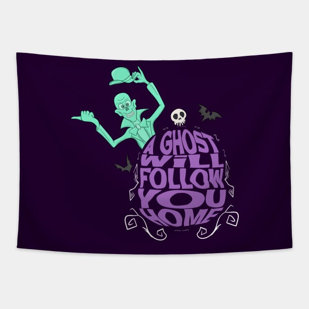 A Ghost Will Follow You Home Tapestry by ShutterStudios