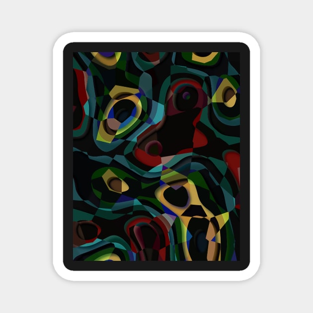 Cubist Magnet by JonHerrera