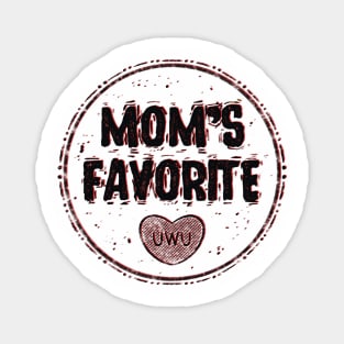 Mom's favorite (black) Magnet