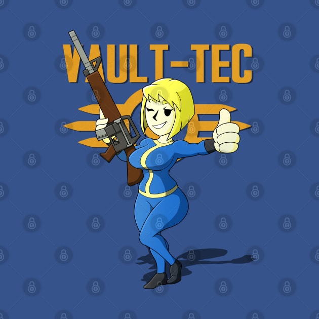 Vault Girl, Armed and Dangerous! by KingVego