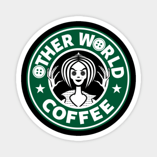 Otherworld Coffee Cute Spooky Horror Coffee Magnet