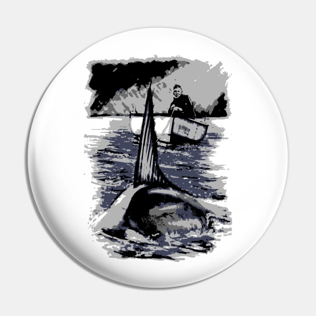 The Old Man and The Sea - Ernest Hemingway Pin by riphan01