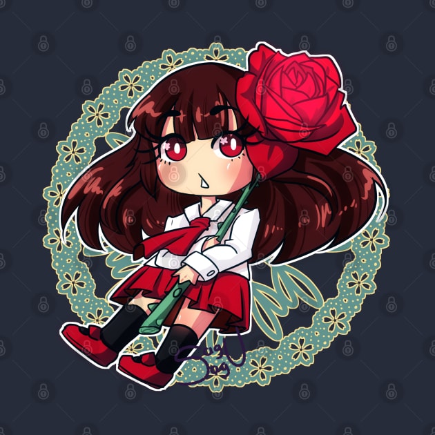 A RED ROSE by Sagurin