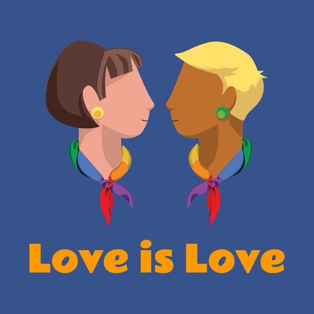 Love is Love Pride Rainbow by Alaskan Skald