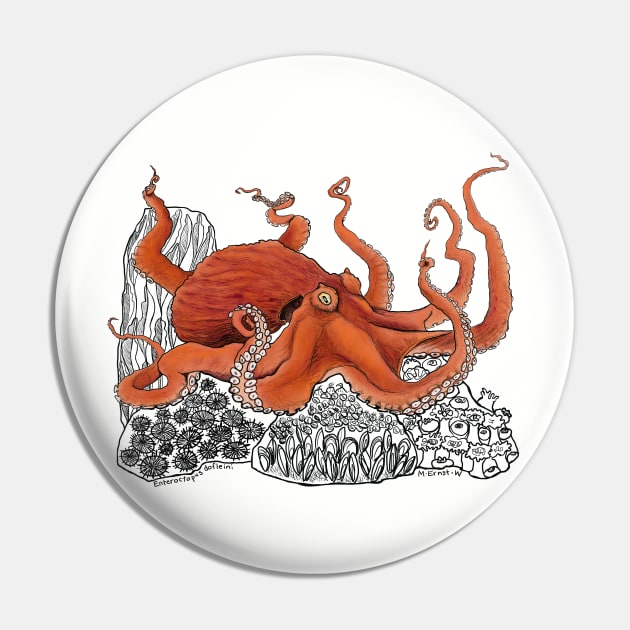 Giant Octopus Pin by mernstw