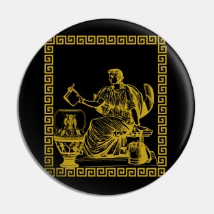 Dionysus.Greek God Pin