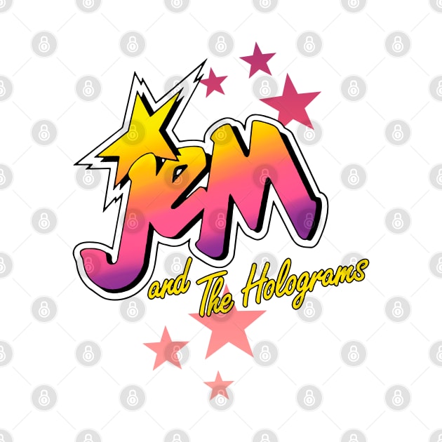 Jem and The holograms logo by OniSide