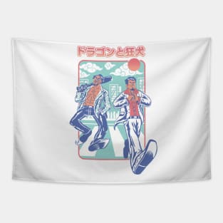 Dragon & Mad Dog v2 Tapestry