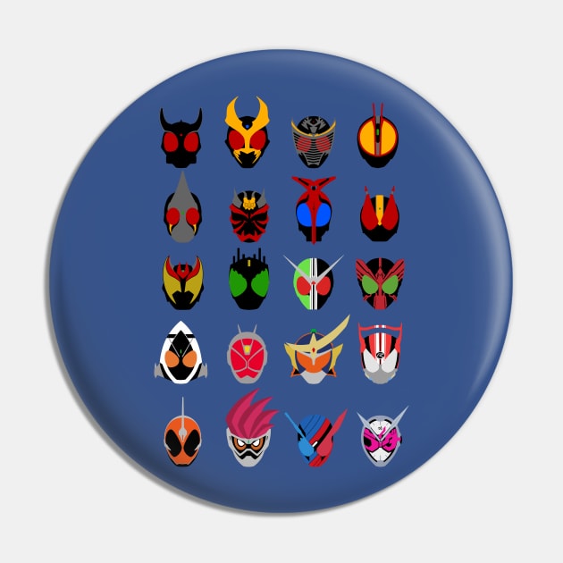 2000-2018 All Heisei Pin by CuberToy